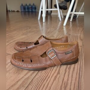 Mephisto Brown Leather Men's Shoes